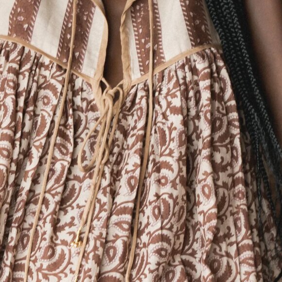 Highly coveted Aahna Dress in Walnut from daughters of India - Picture 9 of 12